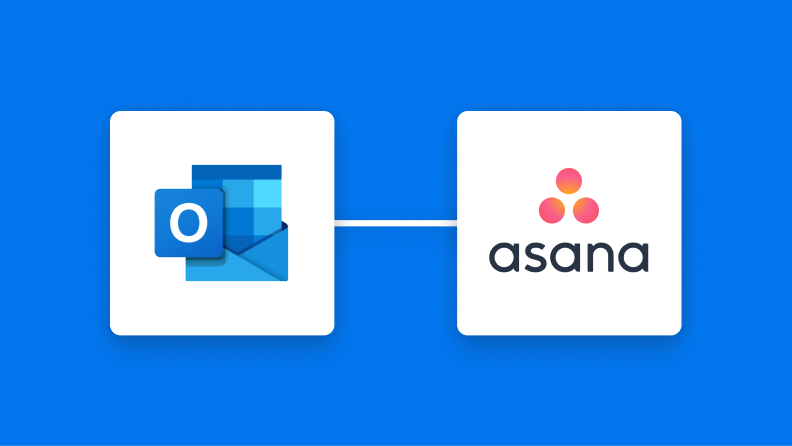 OutlookとAsanaの連携イメージ