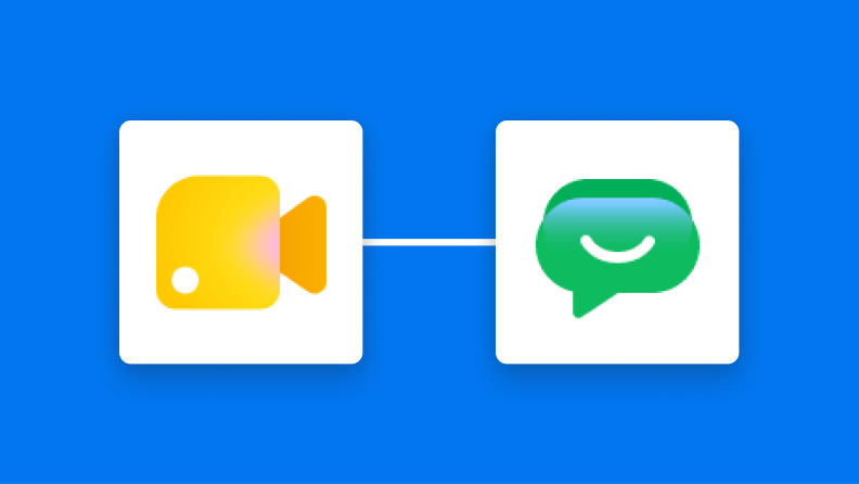 Google MeetとGoogle Chatの連携イメージ
