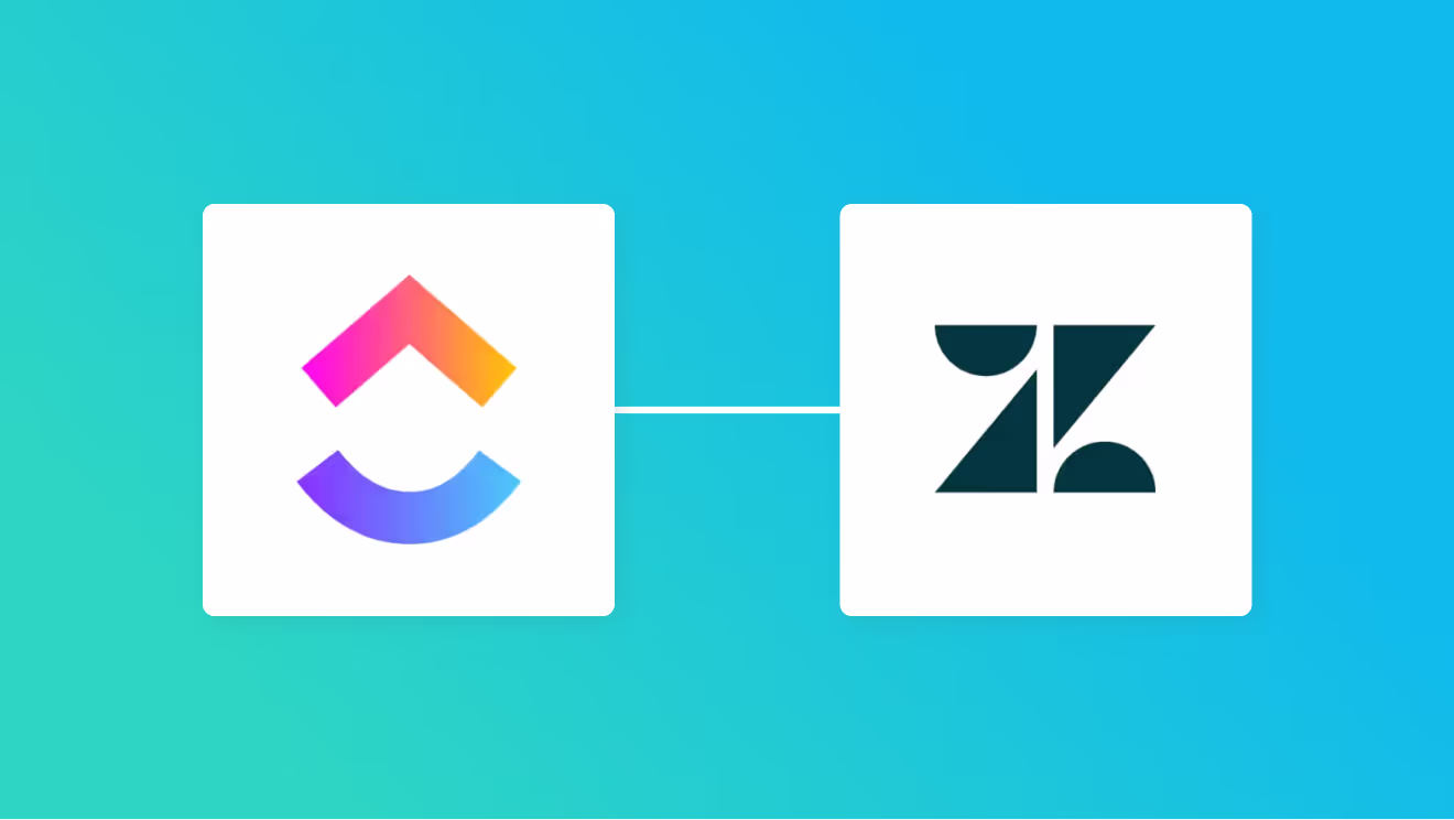 ClickUpとZendeskを連携して、ClickUpでタスクが完了したらZendeskのチケットステータスを自動更新する方法