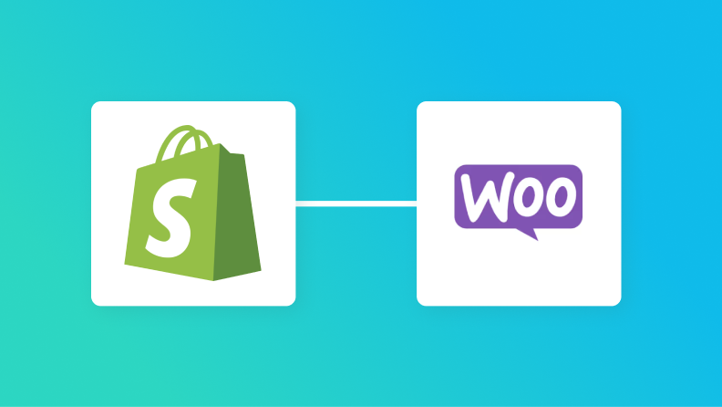 ShopifyとWooCommerceの連携イメージ