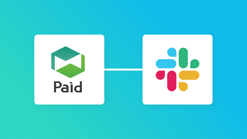 PaidとSlackの連携イメージ