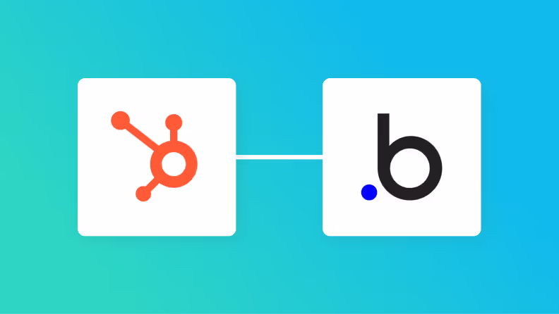 HubSpotとBubbleの連携イメージ