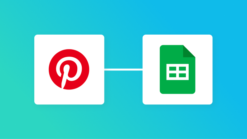 PinterestとGoogle スプレッドシートの連携イメージ