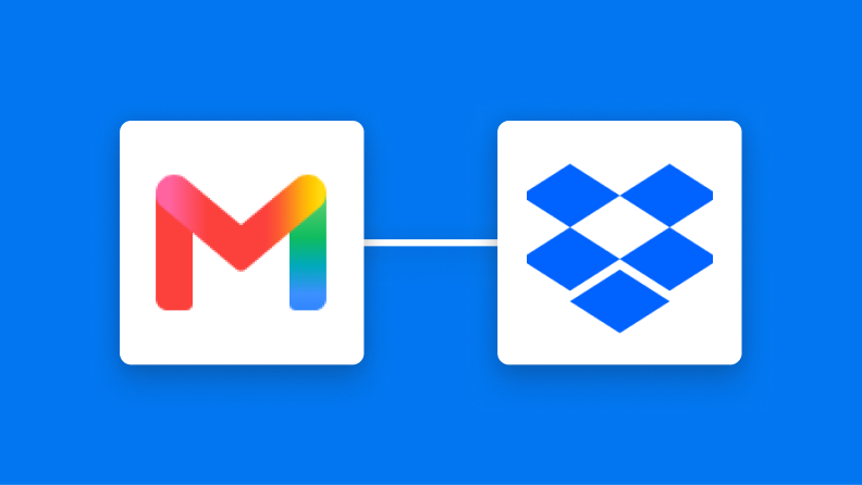 GmailとDropboxの連携イメージ