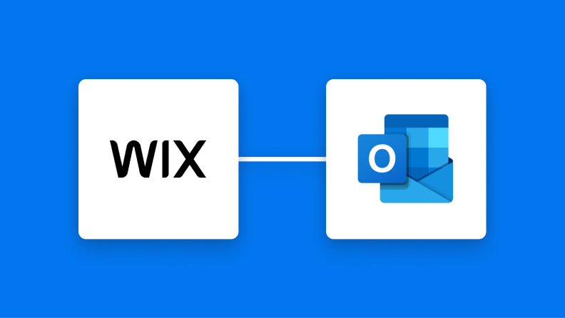 WixとOutlookの連携イメージ