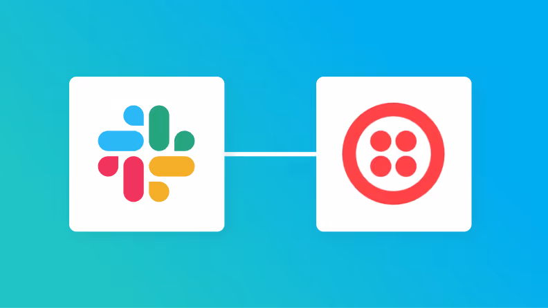 SlackとTwilioの連携イメージ