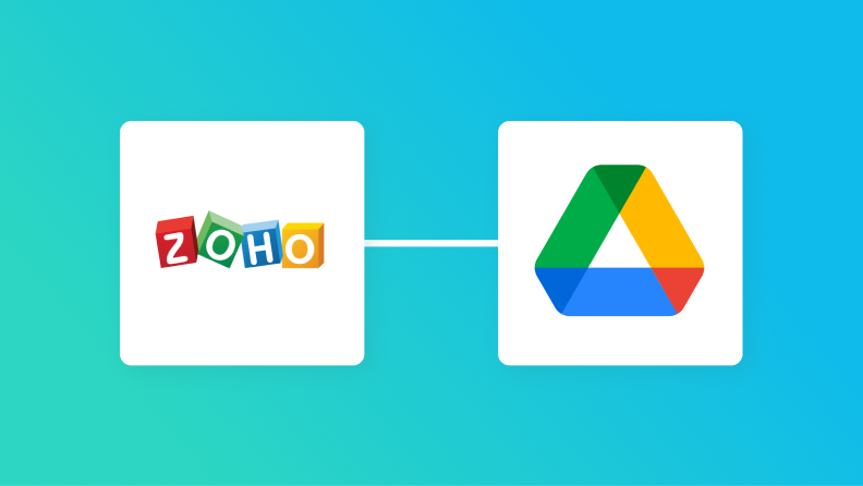 Zoho CRMとGoogle Driveの連携イメージ