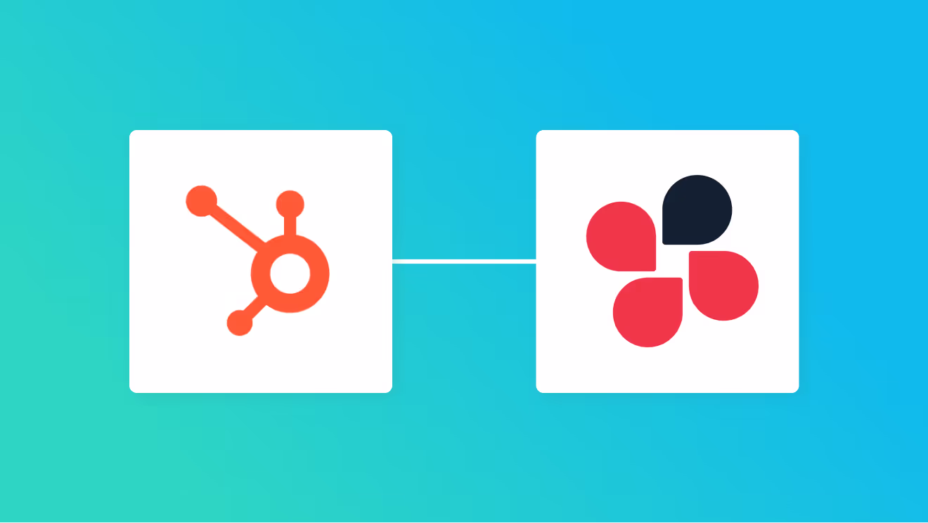 HubSpotとChatworkの連携イメージ