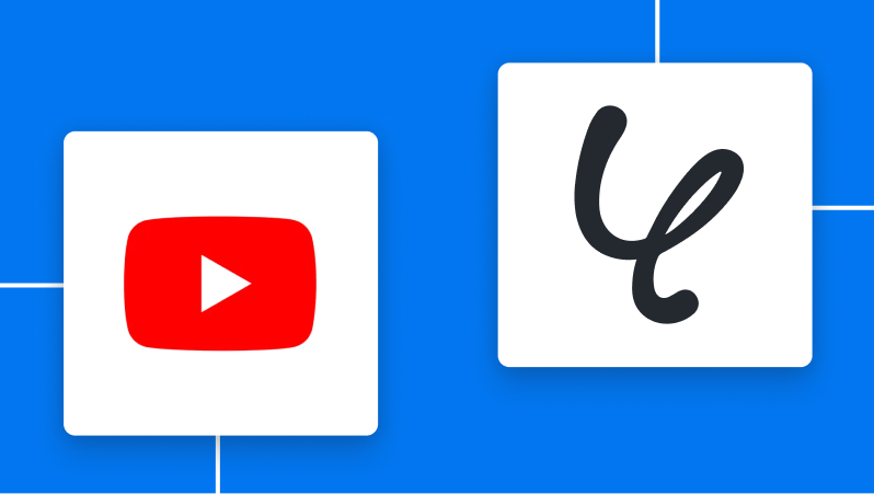 YouTube Data APIとYoomの連携イメージ