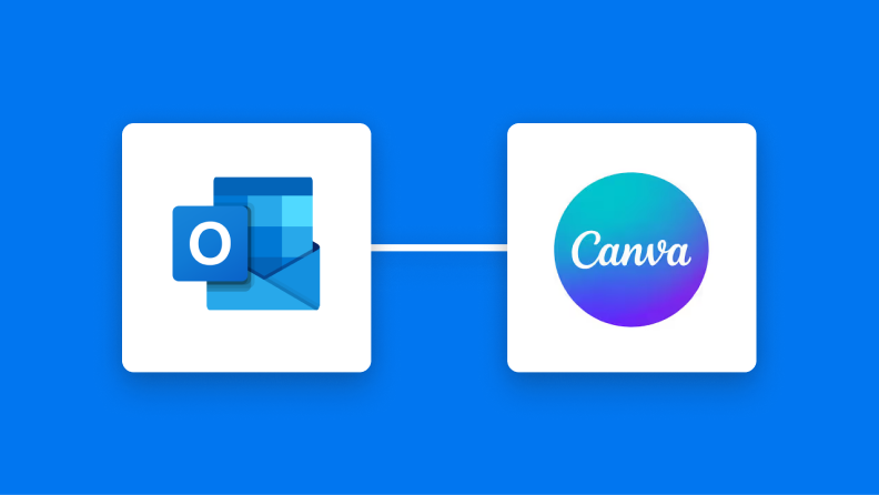 【ノーコードで実現】OutlookのデータをCanvaに自動的に連携する方法