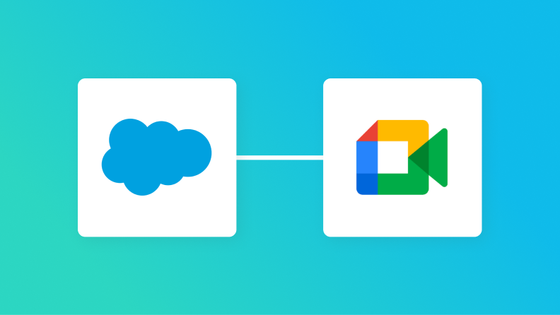 【ノーコードで実現】SalesforceのデータをGoogle Meetに自動的に連携する方法