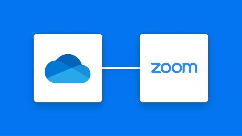 OneDriveとZoomの連携イメージ