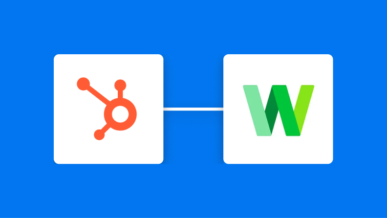 HubSpotとLINE WORKSの連携イメージ