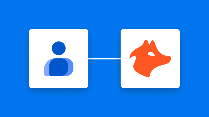 GoogleコンタクトとHunterの連携イメージ
