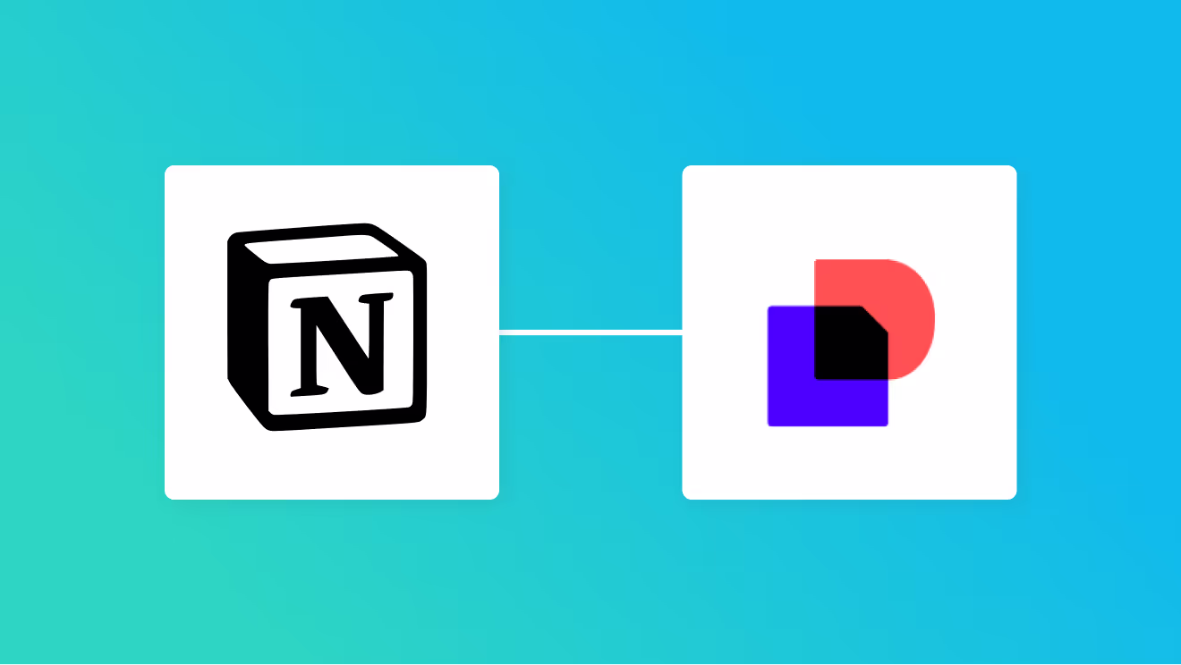 NotionとDocuSignの連携イメージ