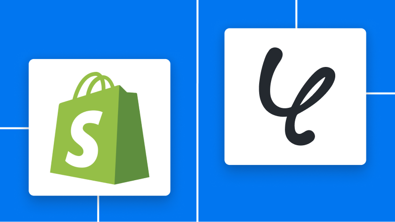 ShopifyとYoomの連携イメージ