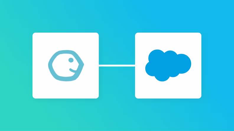 コラボフローとSalesforceの連携イメージ