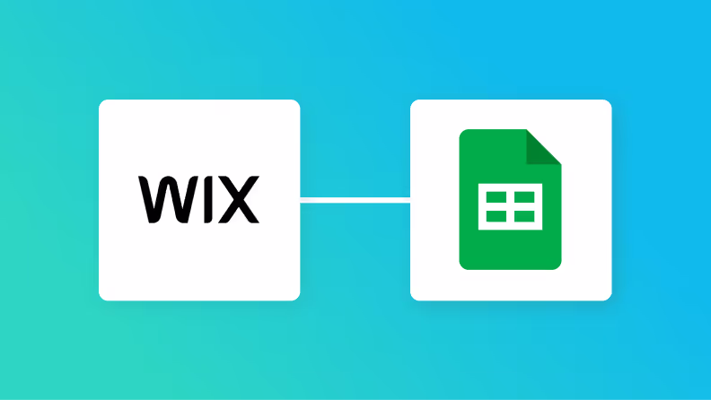 WixとGoogle スプレッドシートの連携イメージ