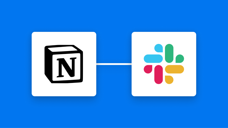 NotionとSlackの連携イメージ