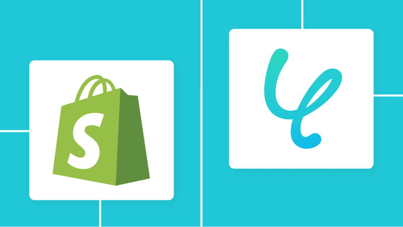 ShopifyとYoomの連携イメージ