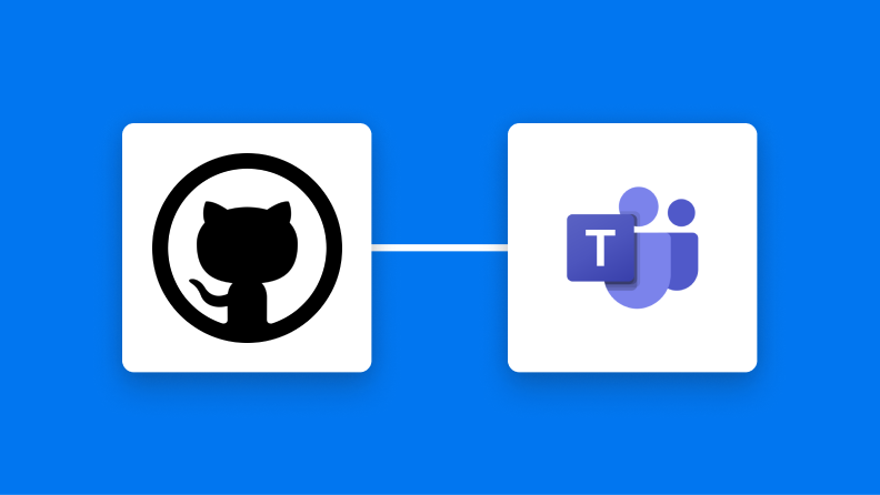 GitHubとMicrosoft Teamsの連携イメージ