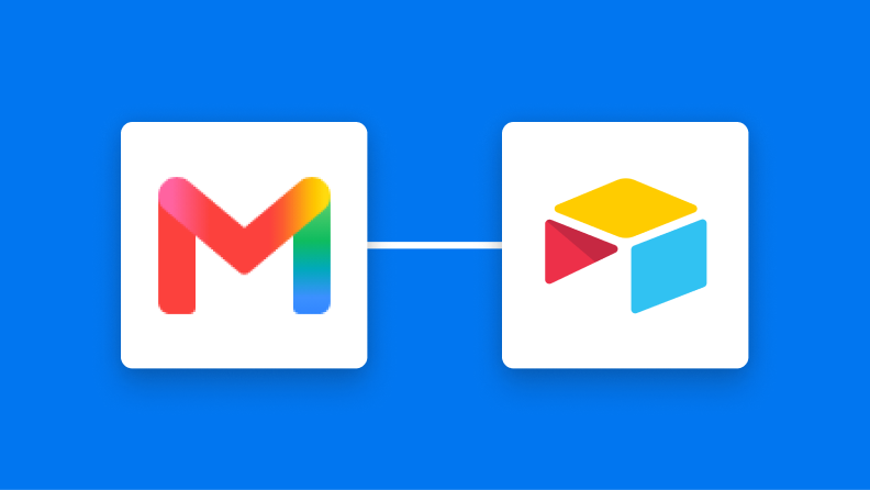 GmailとAirtableの連携イメージ