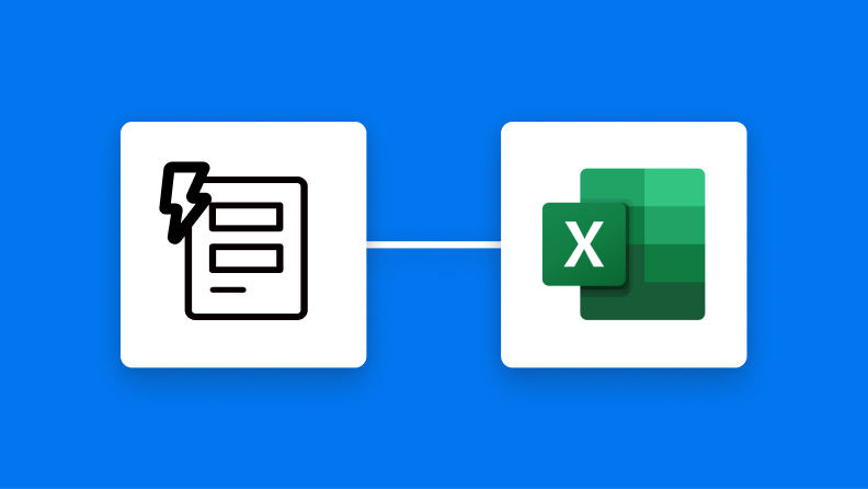 フォームとMicrosoft Excelの連携イメージ