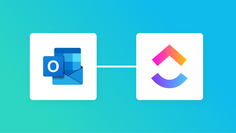 【簡単設定】OutlookのデータをClickUpに自動的に連携する方法