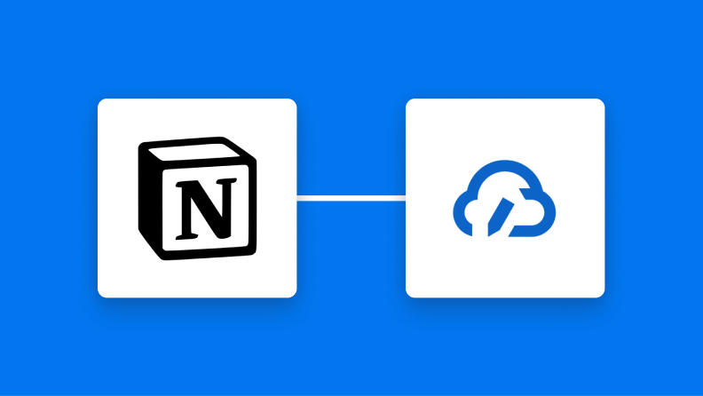 Notionとクラウドサインの連携イメージ