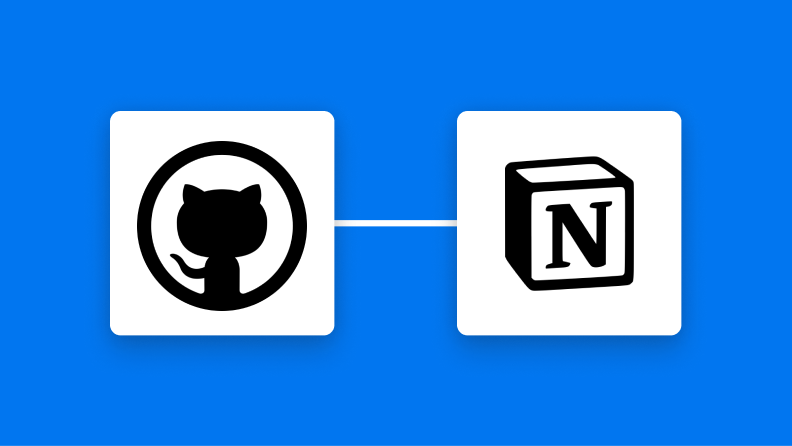 GitHubとNotionの連携イメージ