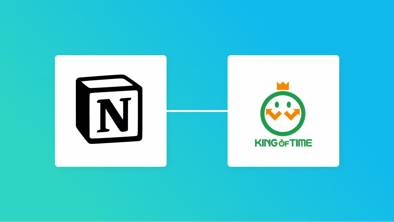 NotionとKING OF TIMEの連携イメージ