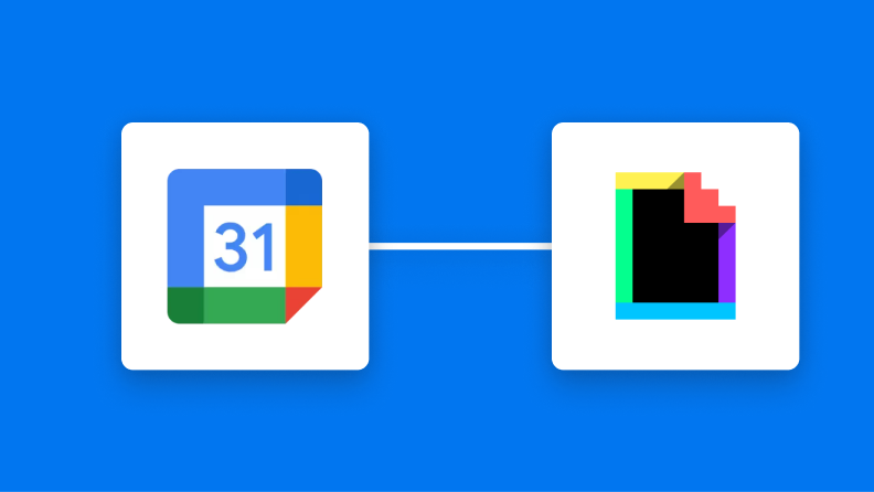 GoogleカレンダーとGIPHYの連携イメージ