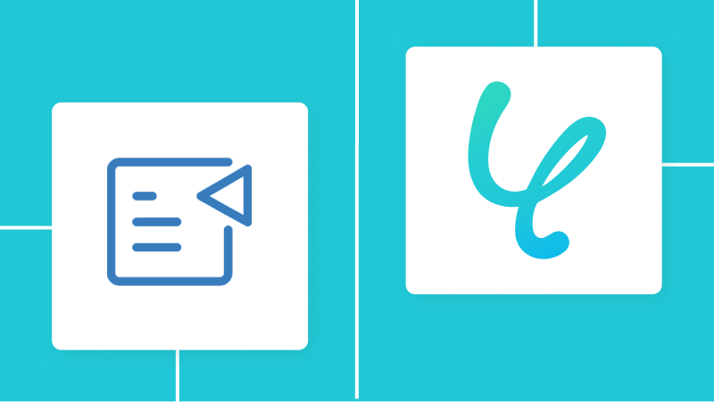 Zoho WriterとYoomの連携イメージ