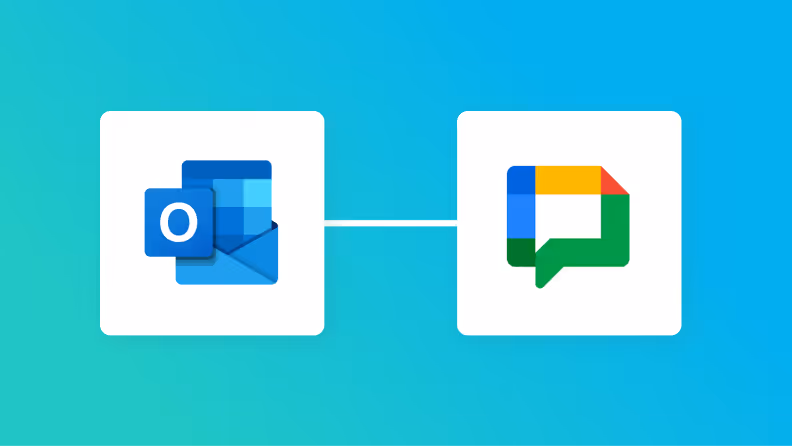 【簡単設定】OutlookのデータをGoogle Chatに自動的に連携する方法