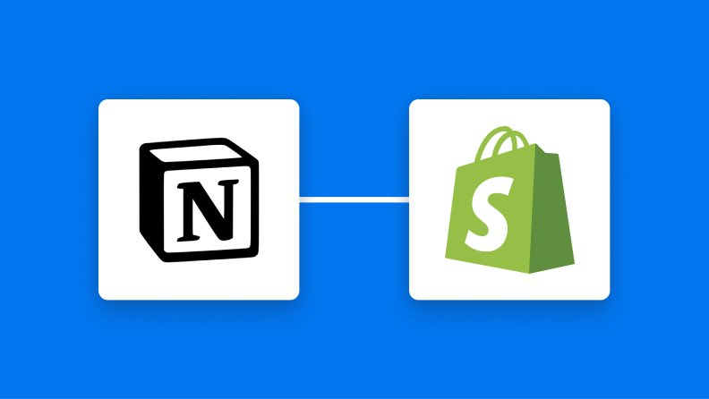 NotionとShopifyの連携イメージ