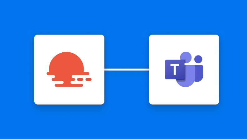 OpenWeatherMapとMicrosoft Teamsの連携イメージ
