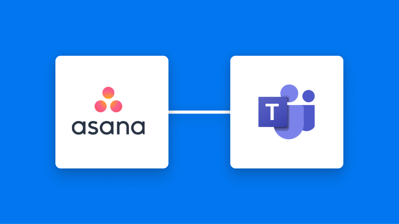 AsanaとMicrosoft Teamsの連携イメージ
