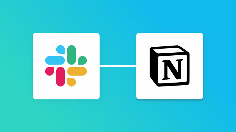 NotionとSlackの連携イメージ