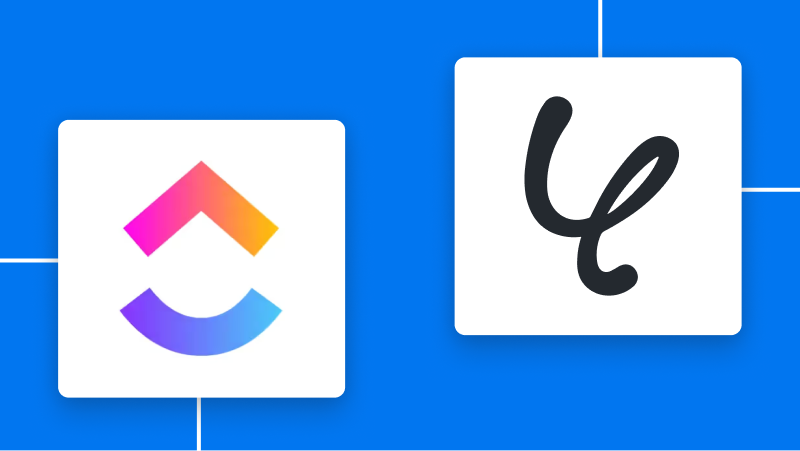 ClickUpとYoomの連携イメージ