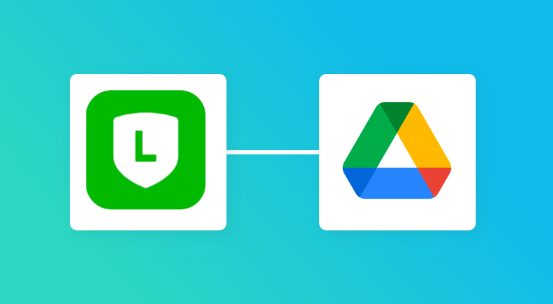 LINE公式アカウントとGoogle Driveの連携イメージ