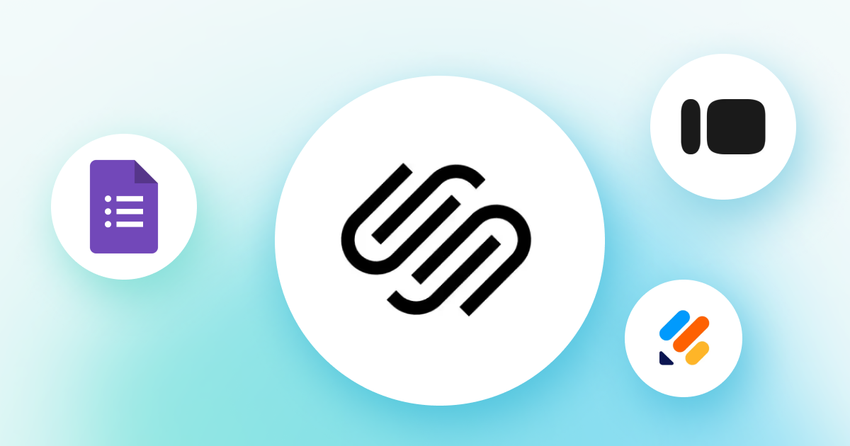 フォームとSquarespaceの連携イメージ