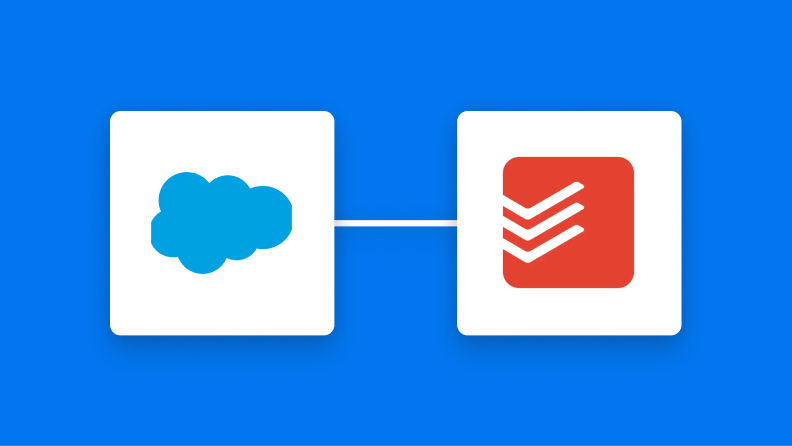 SalesforceとTodoistの連携イメージ