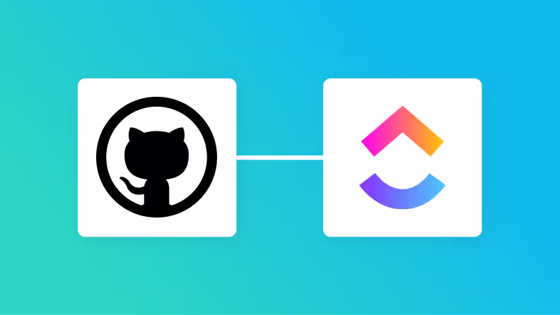 GitHubとClickUpの連携イメージ