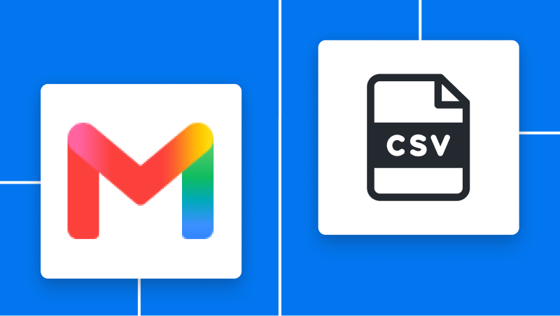 GmailとCSVの連携イメージ