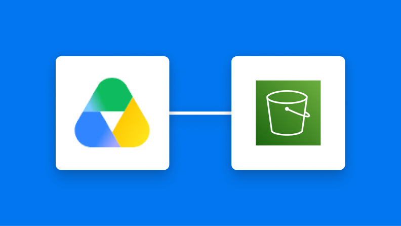 Google DriveとAmazon S3の連携イメージ