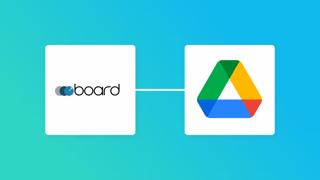 boardとGoogle Driveの連携イメージ