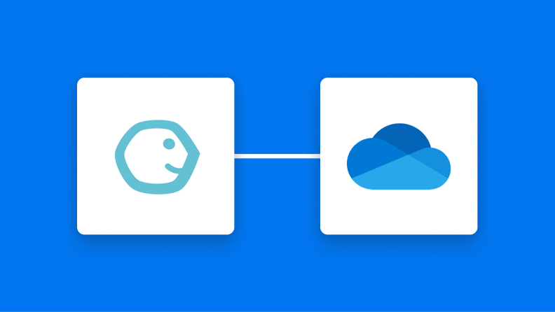 コラボフローとOneDriveの連携イメージ