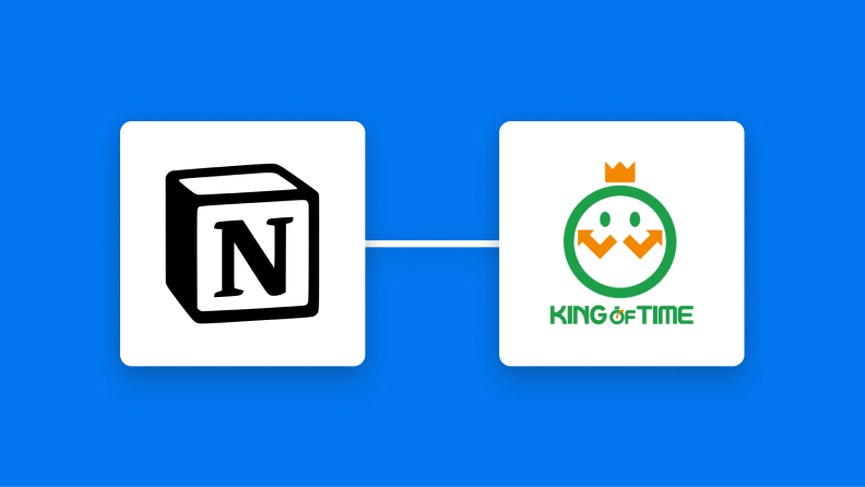 NotionとKING OF TIMEの連携イメージ