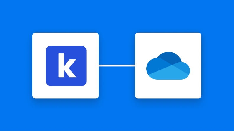 kickflowとOneDriveの連携イメージ