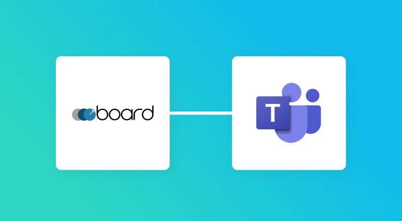 boardとMicrosoft Teamsの連携イメージ